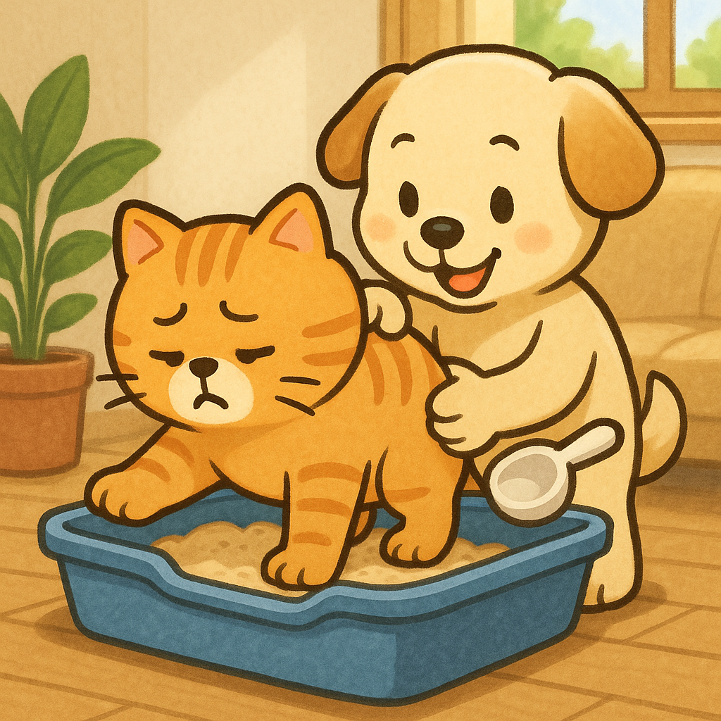 고양이 화장실 문제 행동 교정
