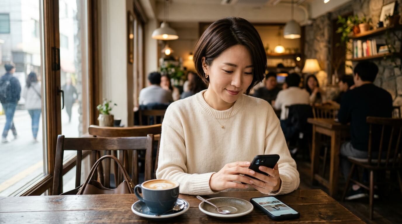 기존 가입 기간을 지키기 위해 국민은행 KB스타뱅킹 앱으로 3분 만에 비대면 전환을 완료하는 모습