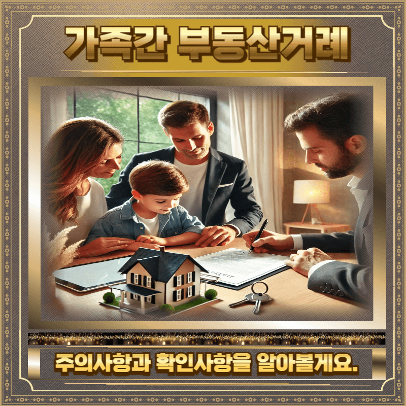 가족간 부동산 거래