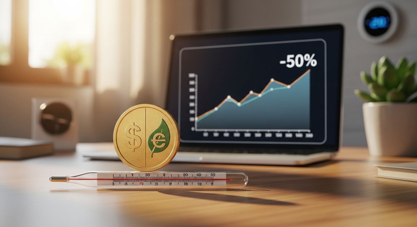 에어컨과 난방비, 이 방법 쓰니 탄소 배출 50% 줄였습니다!