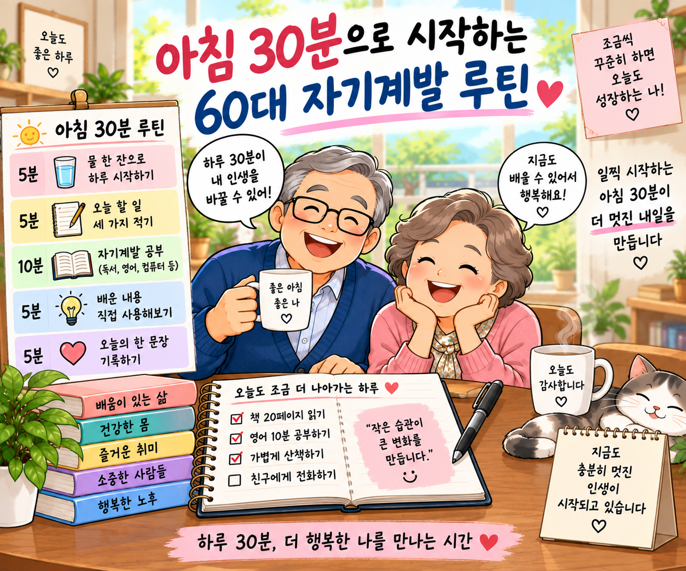 아침 30분, 행복한 인생 루틴