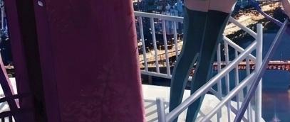 케이팝 데몬헌터스를 통한 과거와 현재, 미래를 잇는 지속가능패션에 대한 생각을 묘사한 이미지