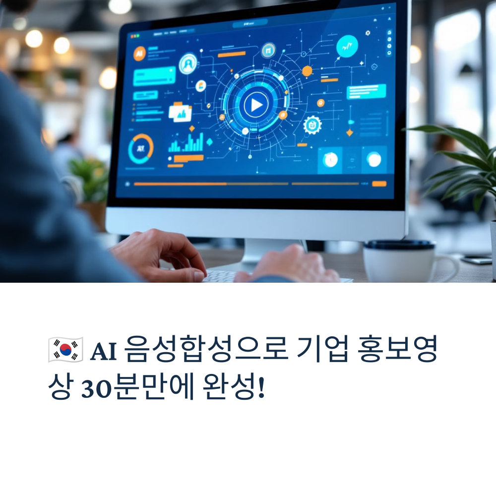 AI 음성합성으로 기업 홍보영상 자동제작 서비스 확산 중