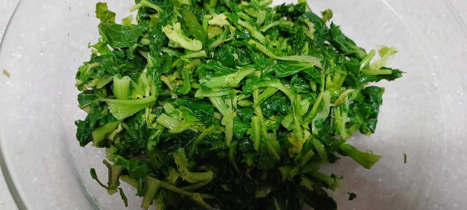 겨울초나물 무치기