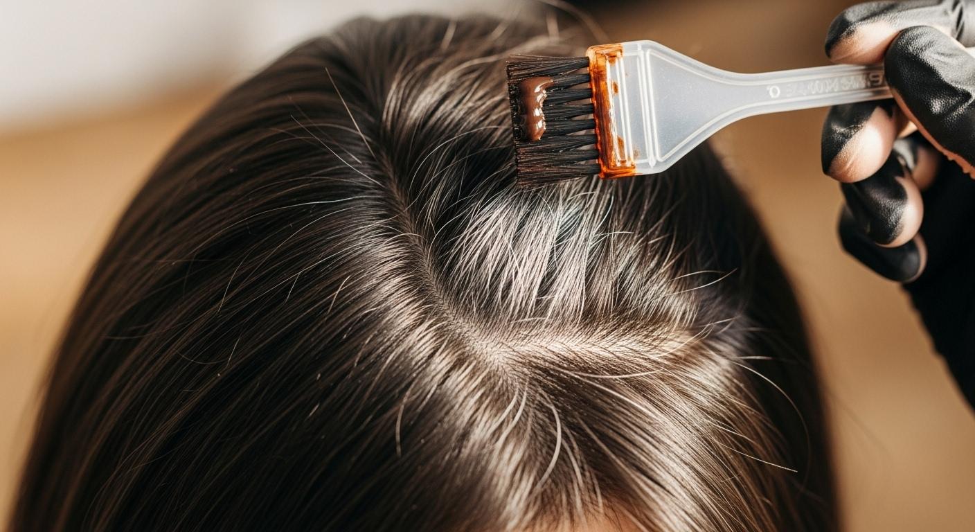 새치 부분 염색약