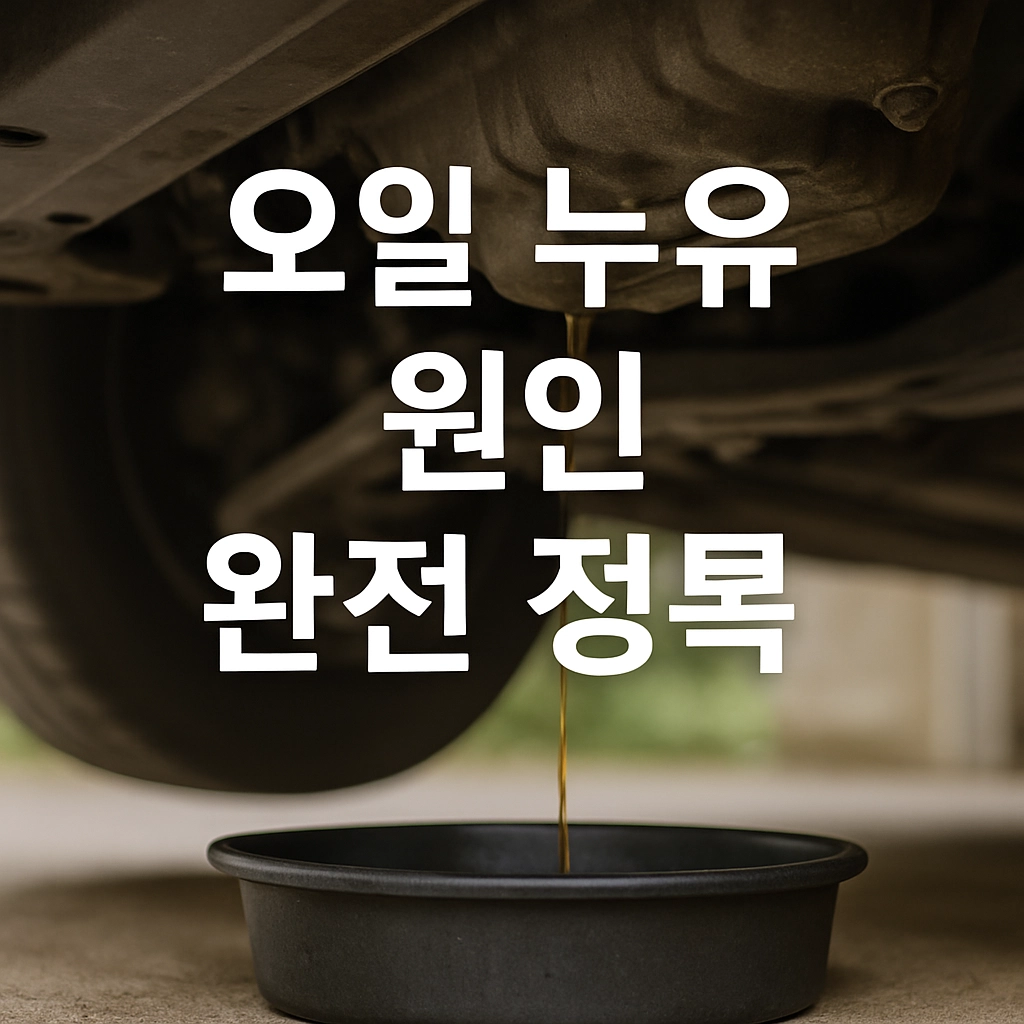 자동차 오일 누유 원인부터 수리비, 셀프 점검법까지 한눈에 정리!