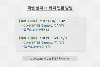 섭씨와 화씨의 차이 온도 계산 변환 영어로 기호 절대온도 비교 자료_23