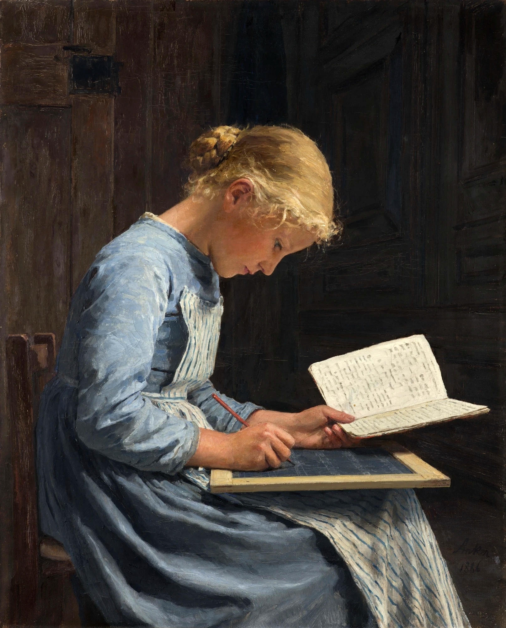 알베르트 앵커(Albrecht Anker), 스위스, 화가, 1831-1910
