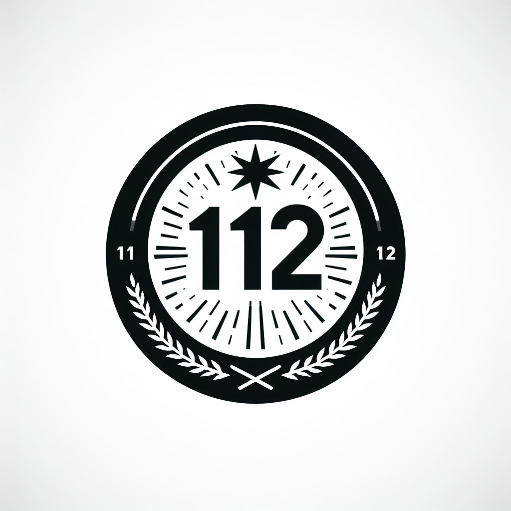 112 모양 로고