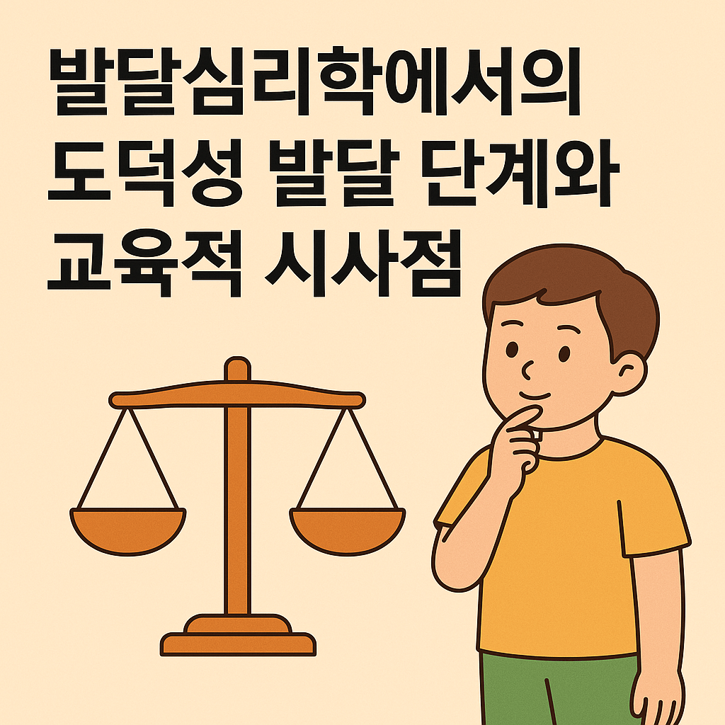 발달심리학에서의 도덕성 발달 단계와 교육적 시사점