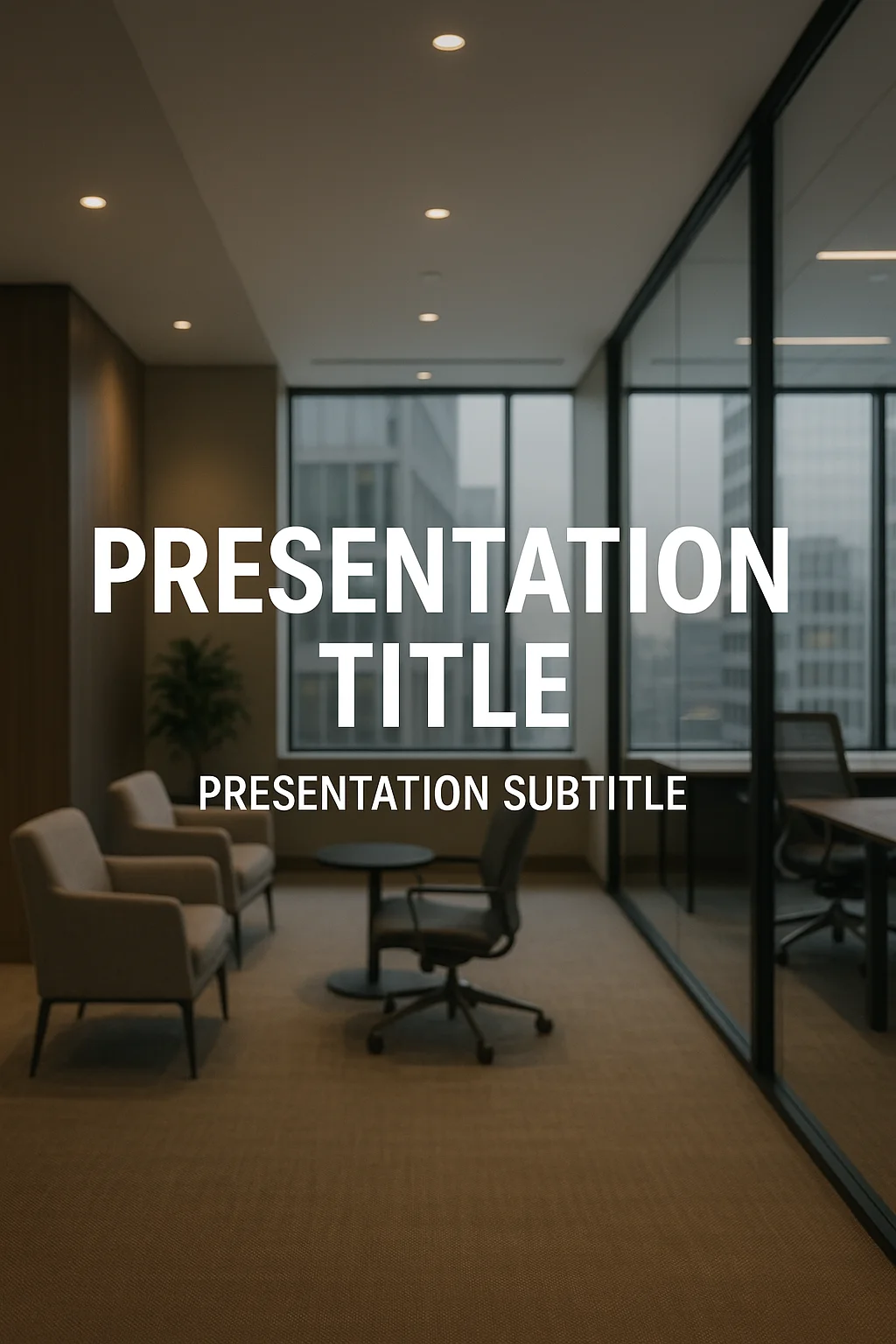 사내 보고서용 이미지, 클린 오피스 배경 디자인 고민 끝! AI 이미지 프롬프트 활용법