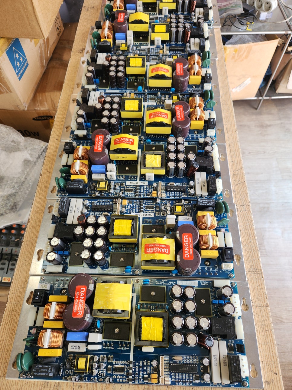 동방전자산업(현 존슨컨트롤즈 코리아 / Tyco) 소방수신기 파워 PSU450 출력 전압 불량 수리 완료