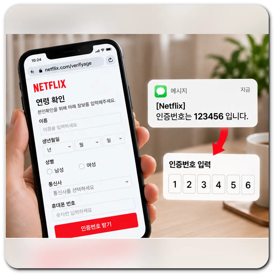 넷플릭스-성인인증-오류-원인-인증번호 