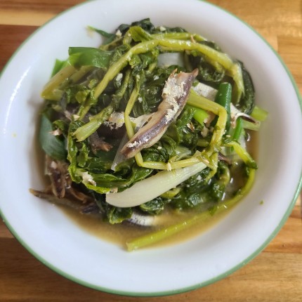 멸치무청조림-만들기