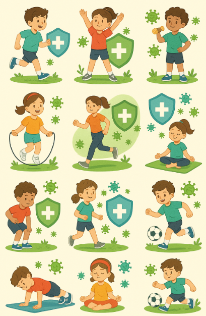 어린이 운동과 면역력의 관계 (연구, 사례, 방법)