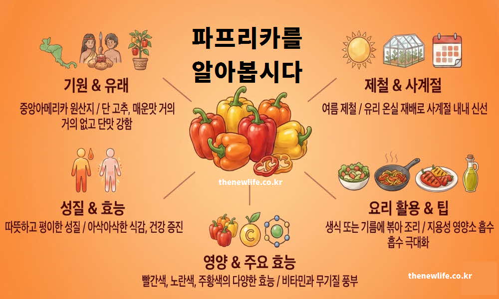 파프리카 효능 기원 유래