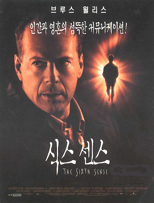 영화 식스 센스 포스터 사진