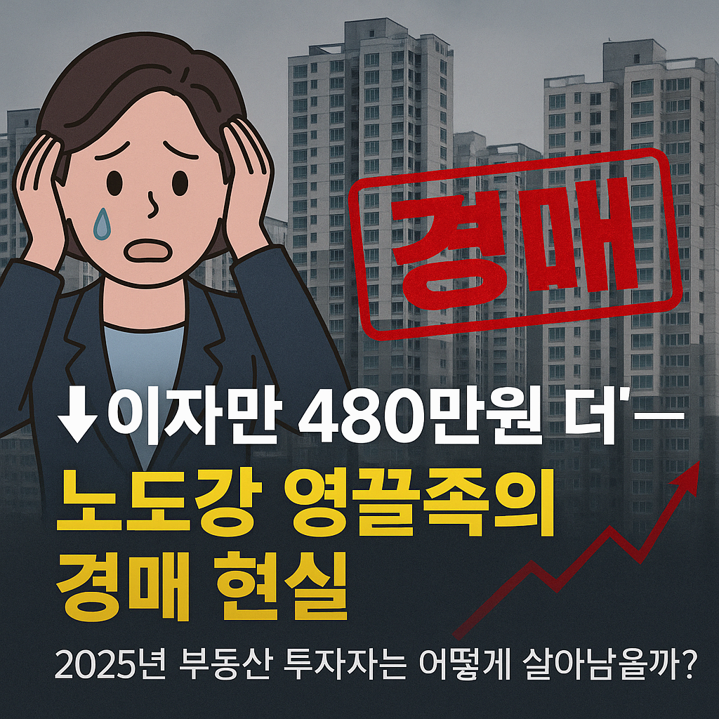 노도강 영끌족의 위기, 2025 부동산 경매 현실과 투자 전망
