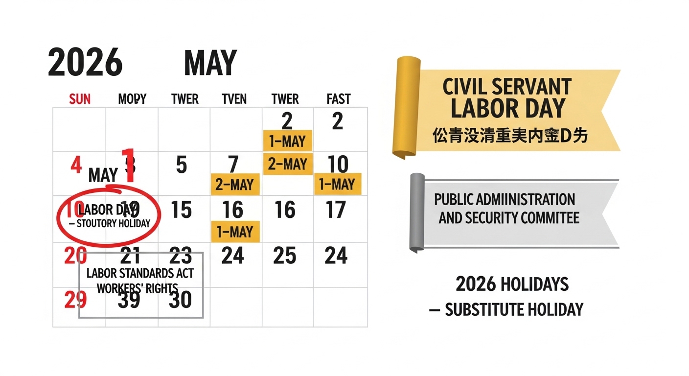 노동절 '법정공휴일' 행안위 통과! 2026년부터 달라지는 휴무 총정리