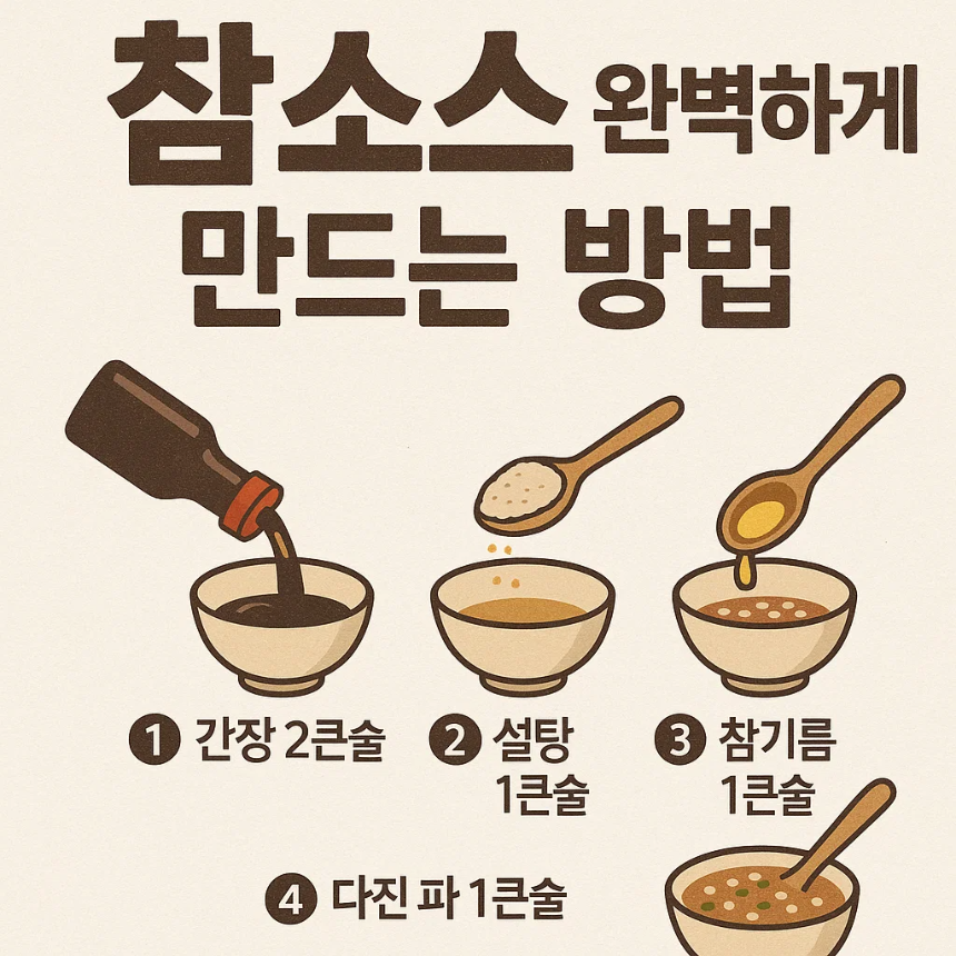 참소스 완벽하게 만드는 방법