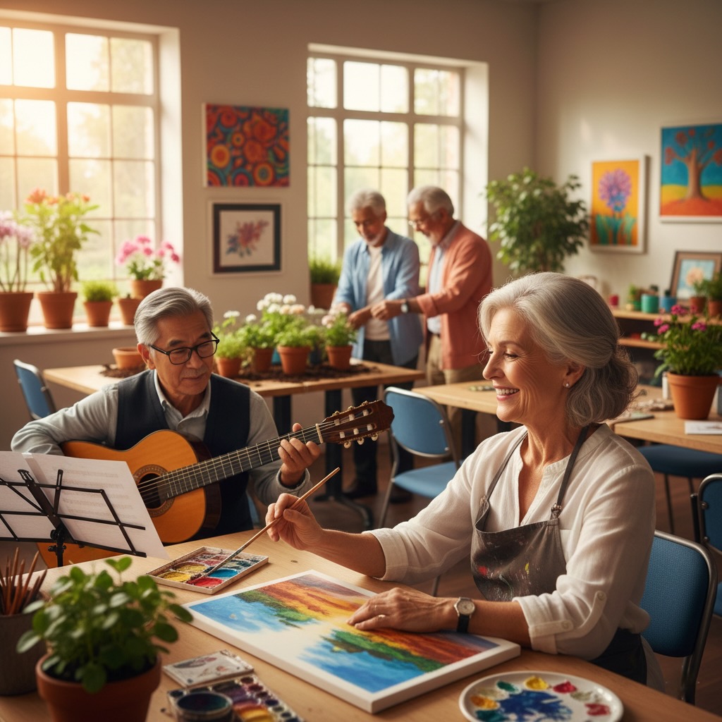 시니어 은퇴 여가 취미활동 정신 건강