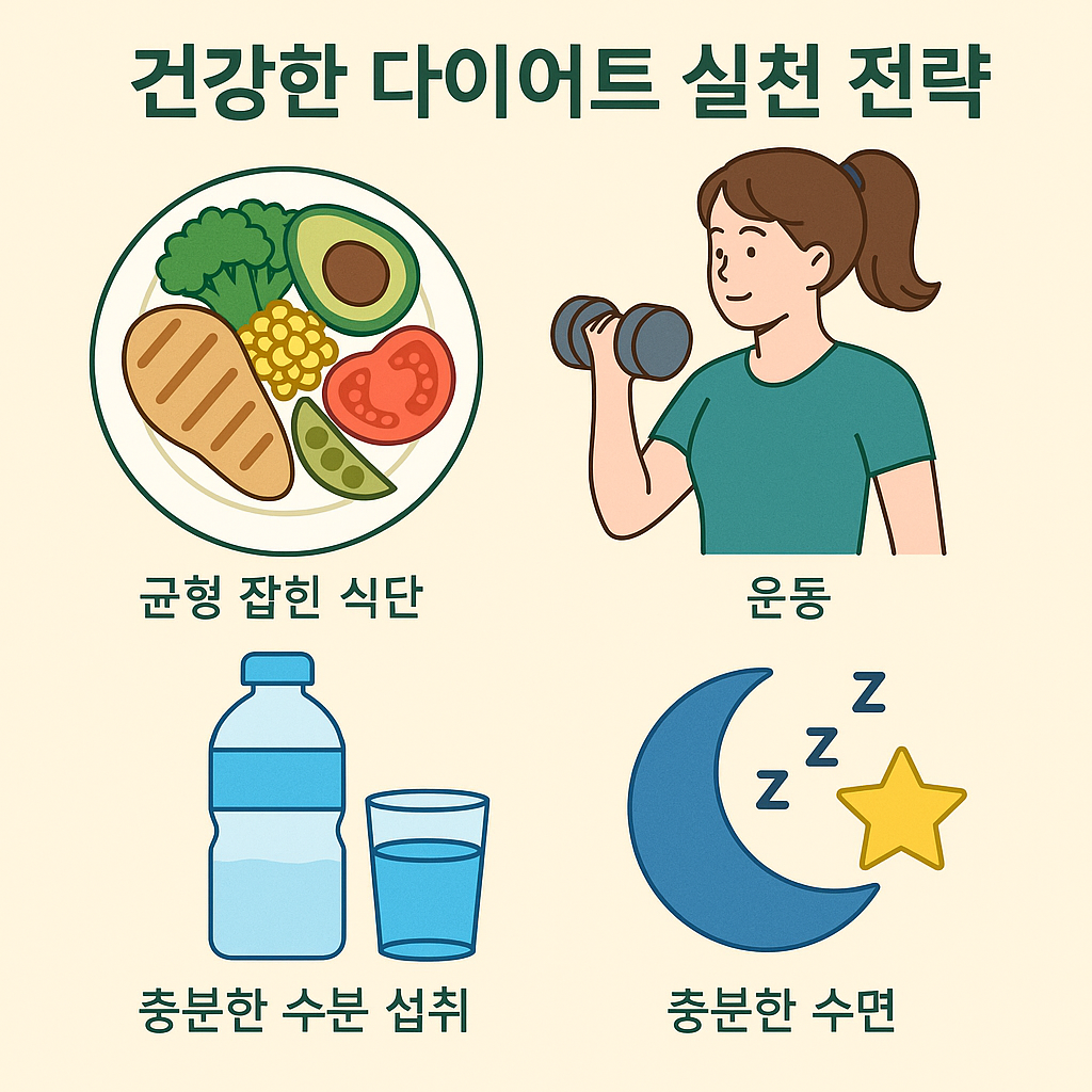 건강한 다이어트 팁과 관련한 이미지