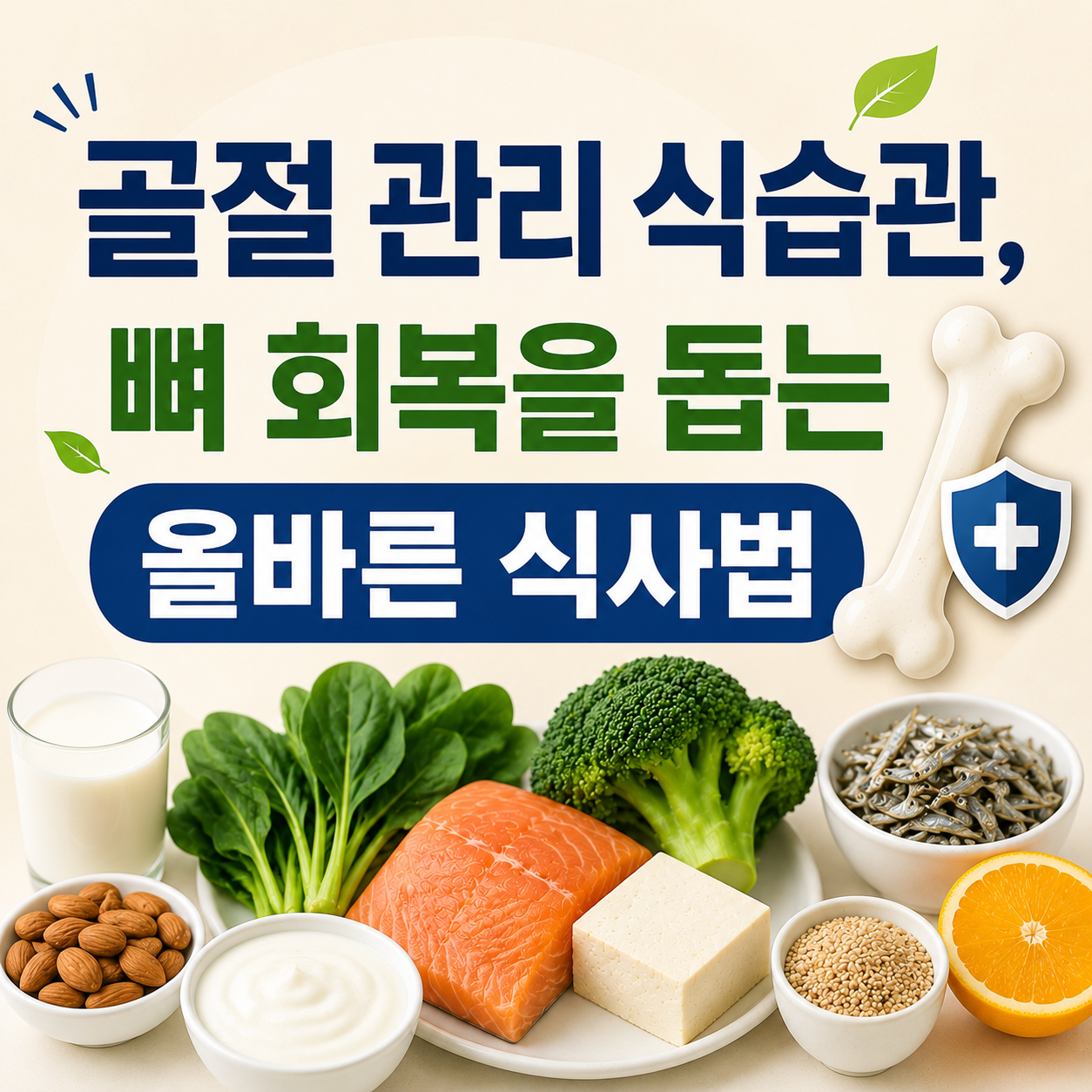 골절 관리 식습관