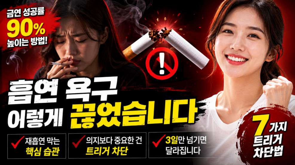 '흡연욕구 이렇게 끊었습니다' 이미지사진