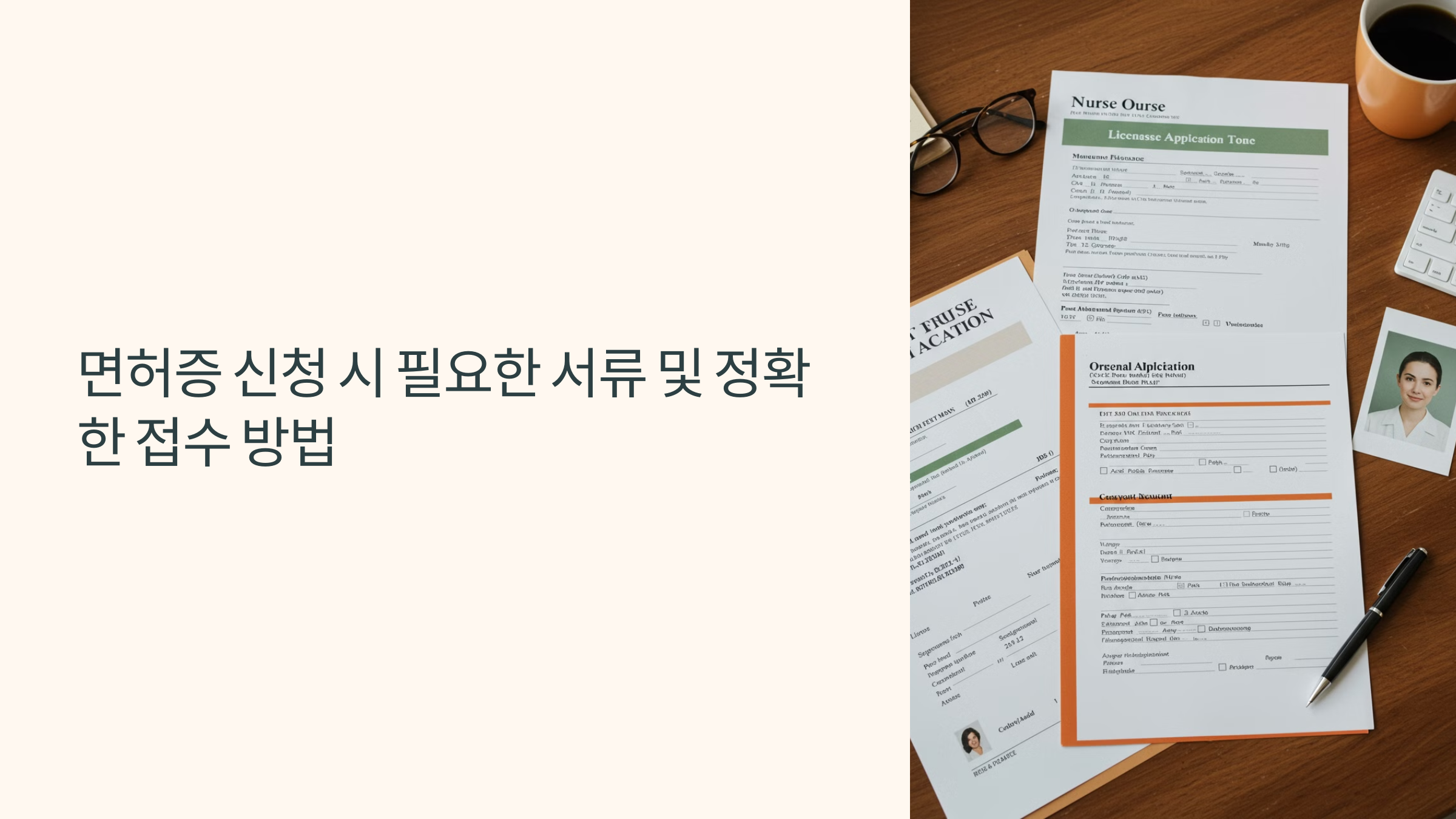 필요한 서류 및 접수 방법