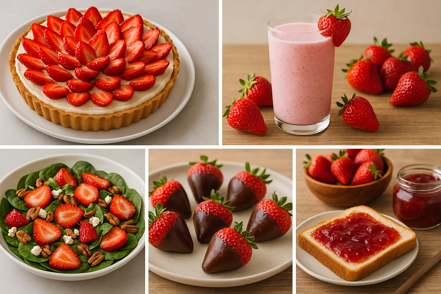2025 봄 제철 딸기 레시피: 딸기로 만들 수 있는 맛있는 음식 총정리!