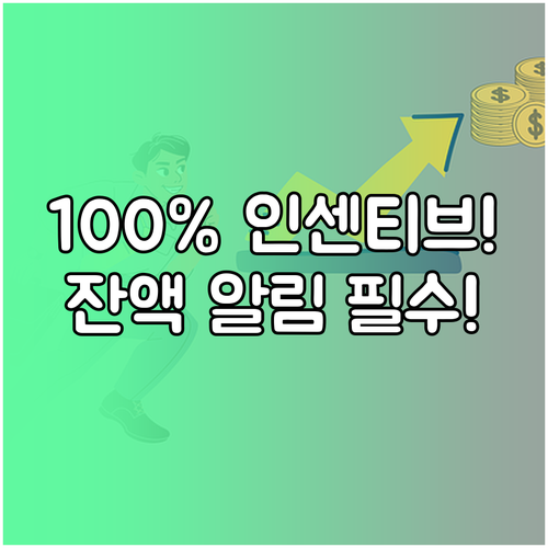 인센티브 100% 활용 지역화폐 잔액..