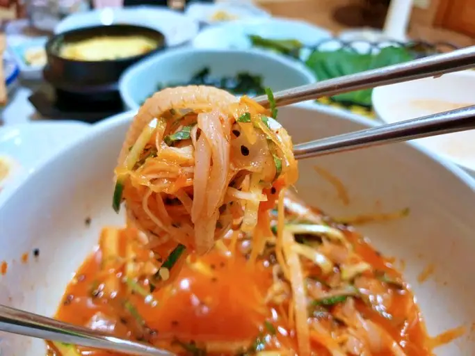 선장애밥상 가자미회무침, 회덮밥, 생대구탕, 생우럭탕, 생선구이, 생선조림, 물회 백반 강릉 컨피네스 오션스위트 맛집 추천