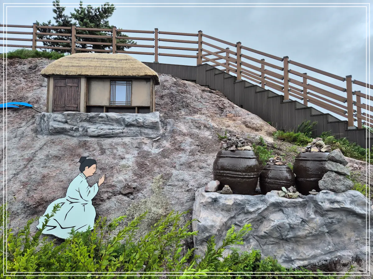 전라도-군산-가족여행-장자도-카페-라파르-외부-조형물