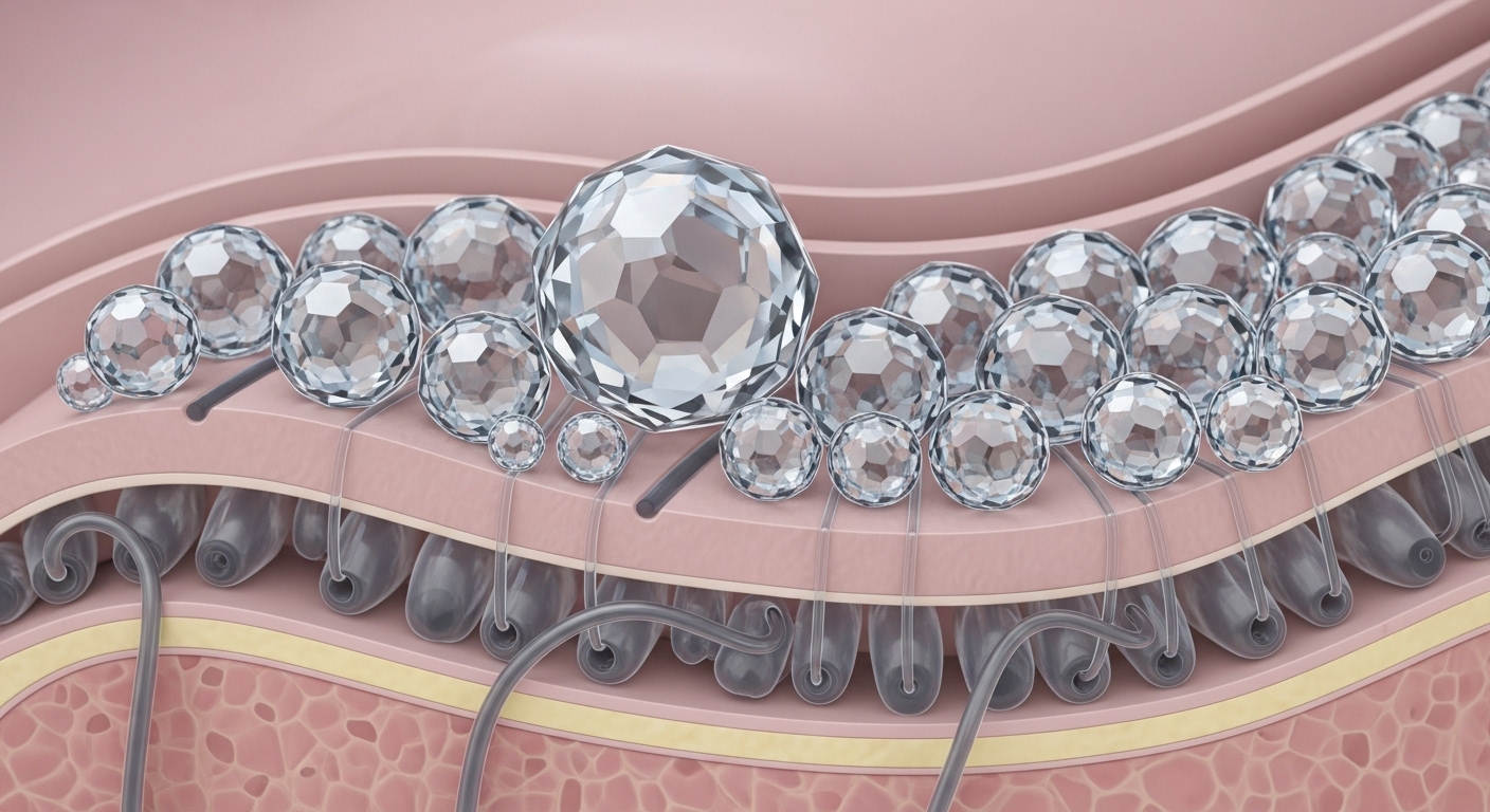 정계-내-이석증-결정에-초점을-맞춘-인간-내이의-상세한-과학적-스타일-그림입니다.