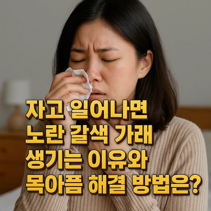 아침노란갈색가래