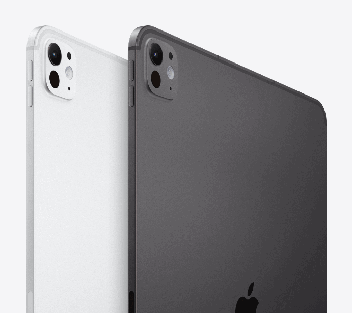 아이패드 프로 M4 컬러-실버와 스페이스 블랙2 Thickness