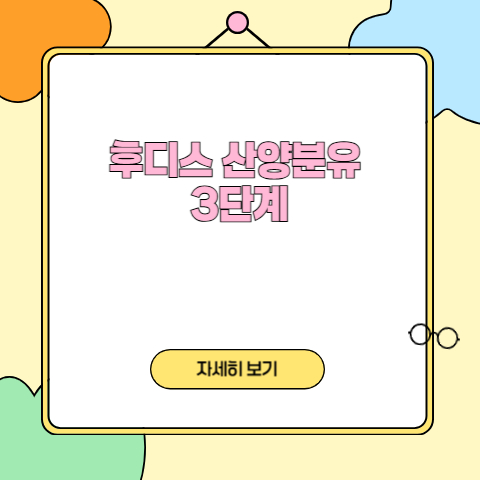 후디스 산양분유 3단계