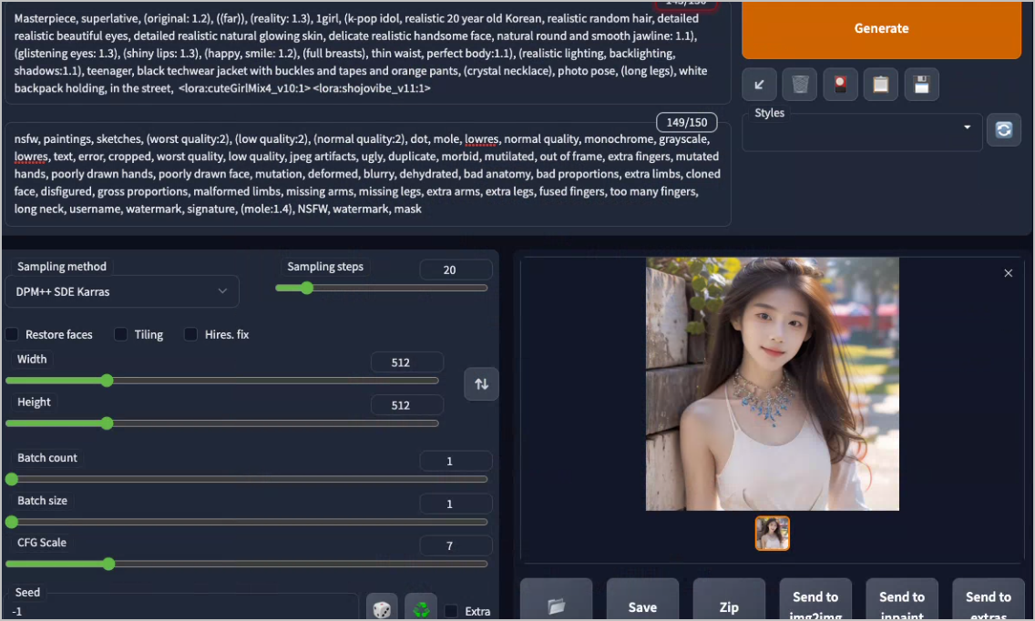 스테이블 디퓨전 이미지 생성하기