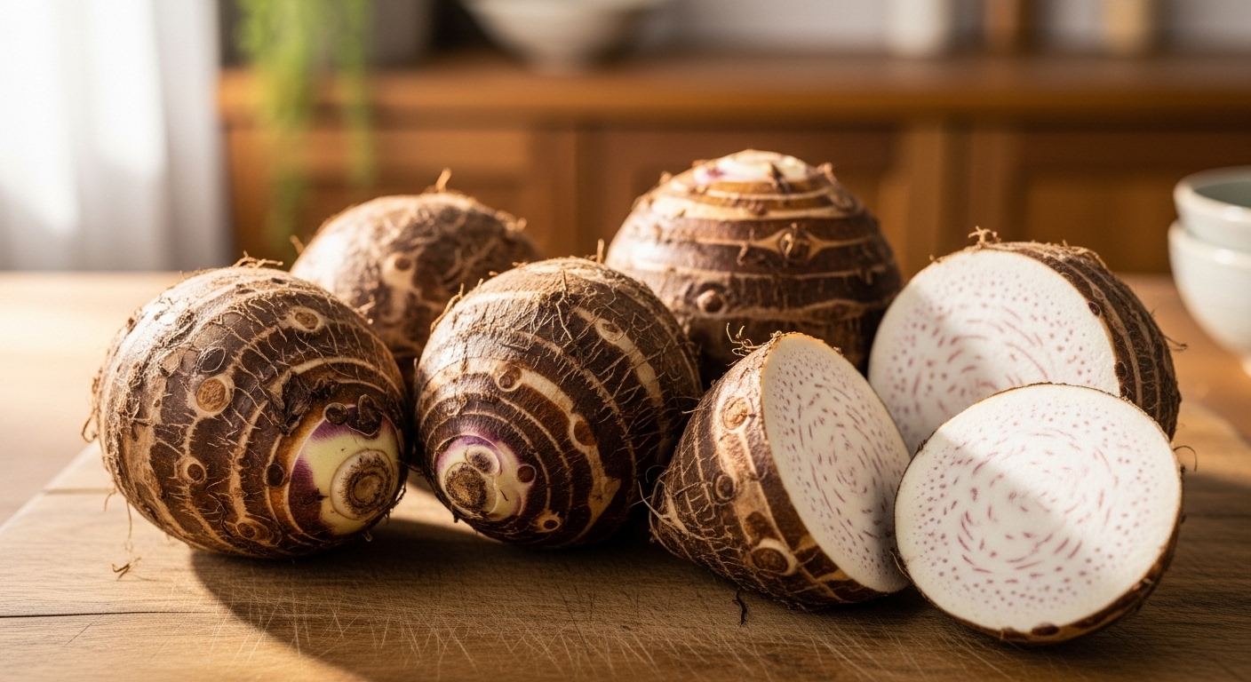 토란 껍질 까는법