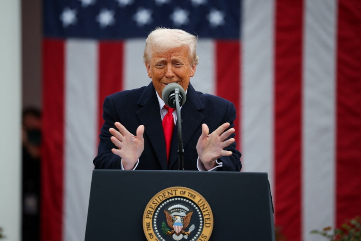 도널드 트럼프 미국 대통령.