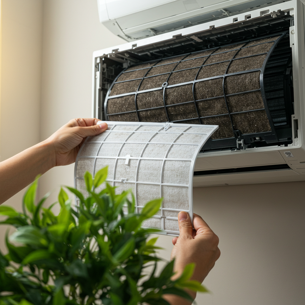 에어컨 필터 청소와 교체 주기