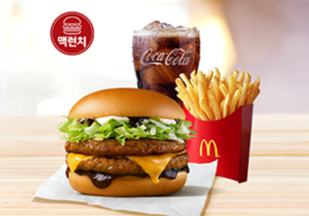 더블 불고기 버거 세트