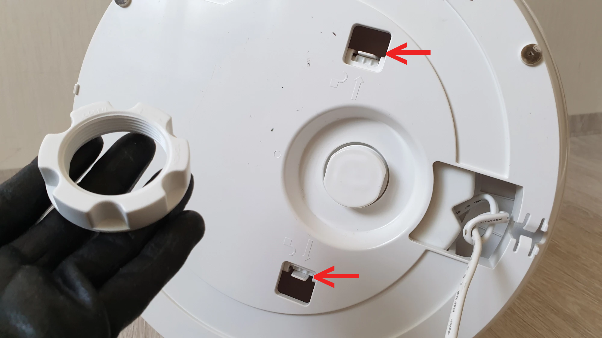 선풍기 밑판 빼는 방법