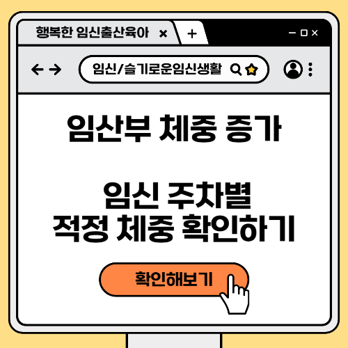 임산부 체중 증가 - 임신 주차별 적정 체중 확인하기