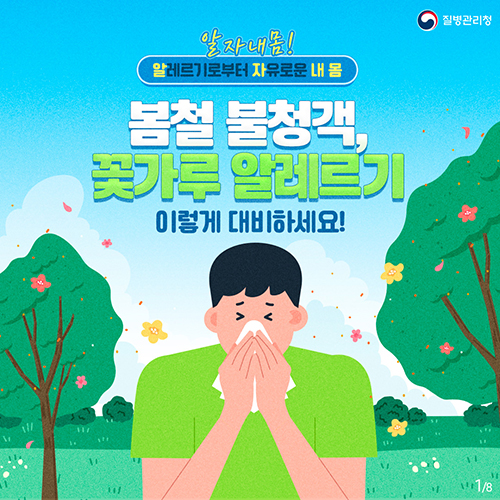 꽃가루 알레르기 예방방법