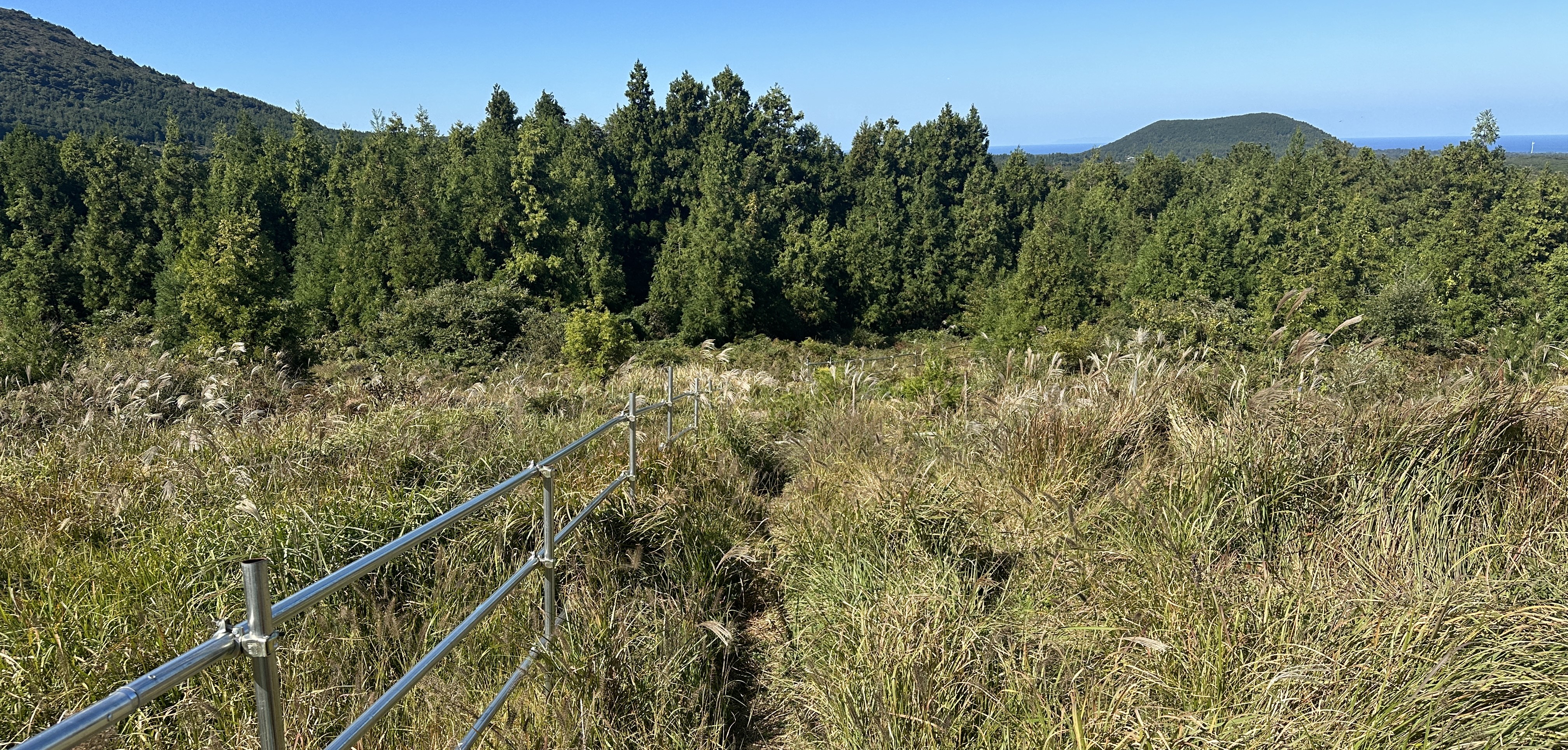 동검은이오름 내려가는길