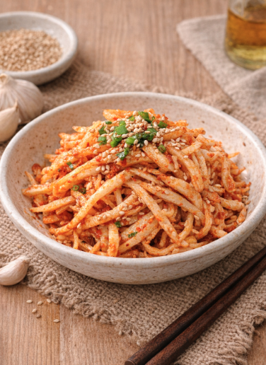 도라지 무침 맛있게만드는법, 쓴맛 없이 아삭하게 성공하는 비법