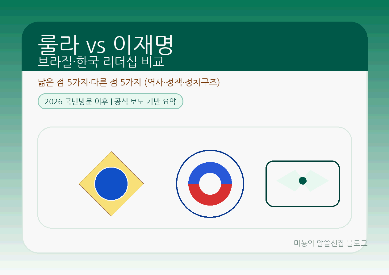 룰라(브라질) 대통령은 어떤 리더인가｜브라질의 "기질"과 룰라 vs 이재명