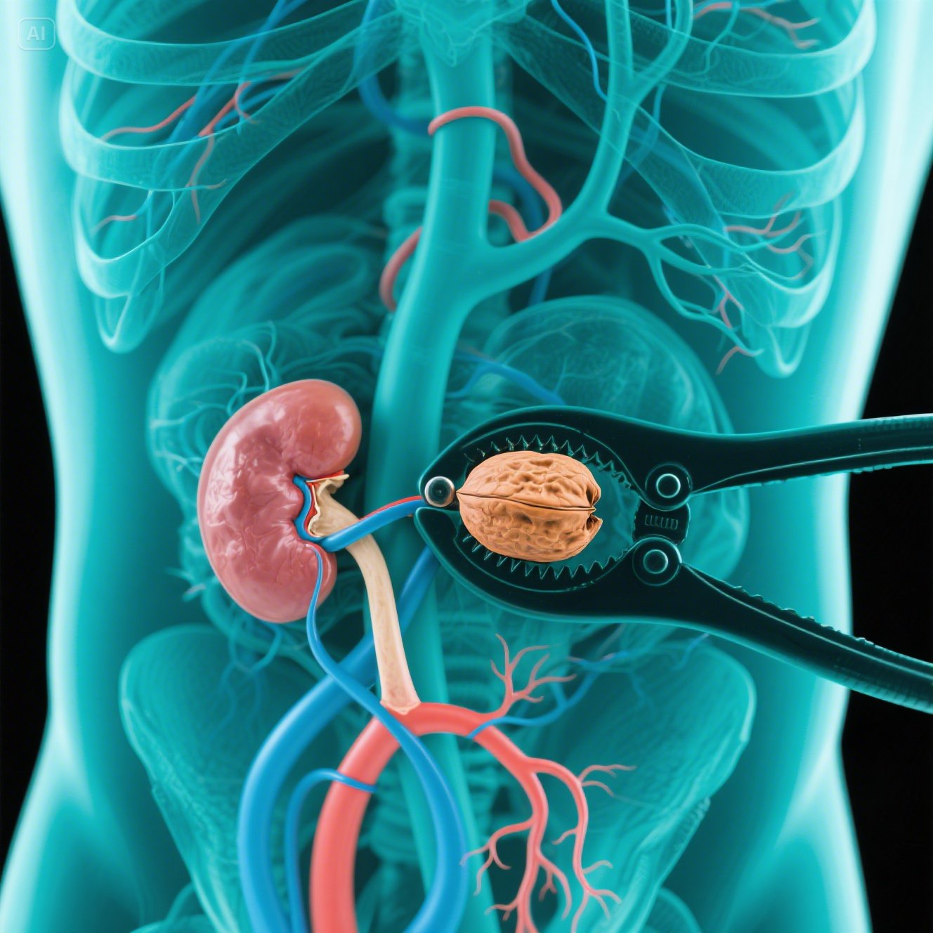 호두까기증후군 엑스레이