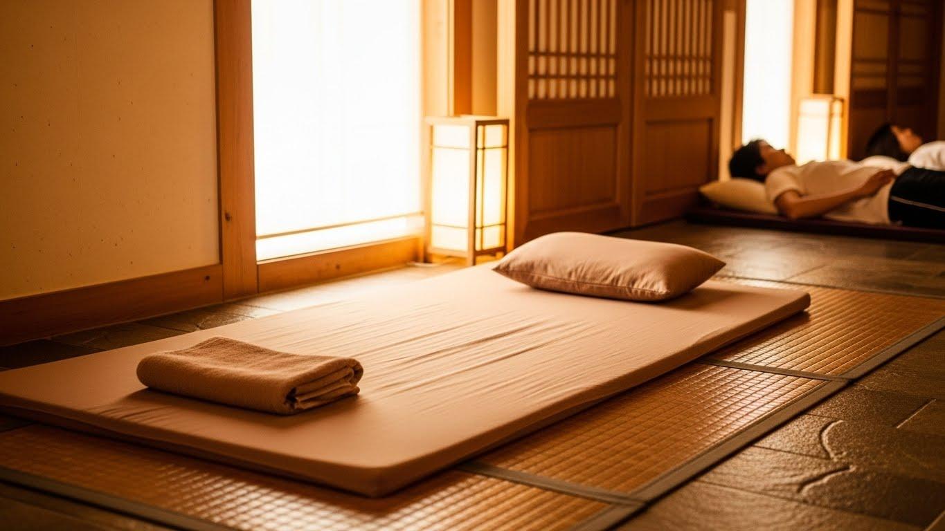 찜질방 매트리스